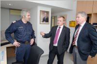 LT-Prsident Steier besucht Neufelder Polizei, 17.03.2015