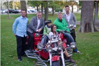 Spendenbergabe von Bikecity, 03.10.2015