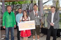 Spendenbergabe von Bikecity, 03.10.2015