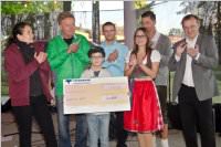 Spendenbergabe von Bikecity, 03.10.2015