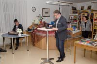 Adventjause in der Stadtbcherei Neufeld, 12.12.2015