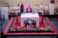 Adventkranzsegnung in Neufeld, 29.11.2015