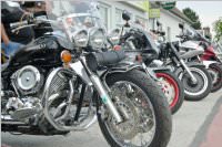 Bikerausfahrt der Biker4Kids, 08.08.2015