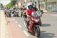 Bikerausfahrt der Biker4Kids, 08.08.2015