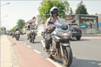 Bikerausfahrt der Biker4Kids, 08.08.2015