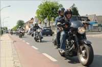 Bikerausfahrt der Biker4Kids, 08.08.2015