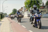 Bikerausfahrt der Biker4Kids, 08.08.2015