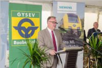 Ventus - der neue Desiro Triebwagen der Raaberbahn, 15.07.2016