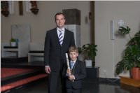 Familienfotos zur Erstkommunion in Neufeld, 24.04.2016