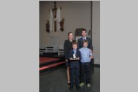 Familienfotos zur Erstkommunion in Neufeld, 24.04.2016
