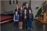 Familienfotos zur Erstkommunion in Neufeld, 24.04.2016