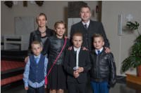 Familienfotos zur Erstkommunion in Neufeld, 24.04.2016