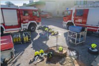 FF Neufeld Ausbildungstag im Landmarkt Steurer, 25.02.2017
