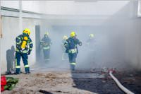 FF Neufeld Ausbildungstag im Landmarkt Steurer, 25.02.2017