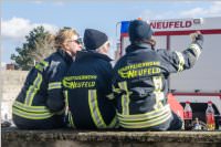 FF Neufeld Ausbildungstag im Landmarkt Steurer, 25.02.2017