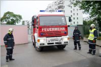 FF Neufeld: Fahrzeugbergung aus Tiefgarage, 23.06.2015