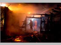 FF Neufeld: Brand in Linke Bahngasse 5, 04.11.2014