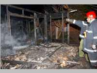 FF Neufeld: Brand in Linke Bahngasse 5, 04.11.2014