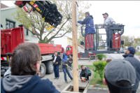 Maibaum der FF Neufeld, 02.05.2015