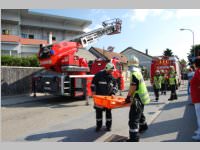 Erdbebenbung mit Pflegeheimevakuierung in Neufeld, 22.06.2013