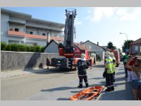 Erdbebenbung mit Pflegeheimevakuierung in Neufeld, 22.06.2013