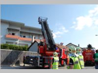 Erdbebenbung mit Pflegeheimevakuierung in Neufeld, 22.06.2013