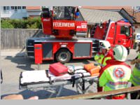 Erdbebenbung mit Pflegeheimevakuierung in Neufeld, 22.06.2013