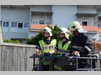 Erdbebenbung mit Pflegeheimevakuierung in Neufeld, 22.06.2013