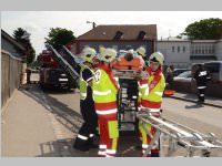 Erdbebenbung mit Pflegeheimevakuierung in Neufeld, 22.06.2013