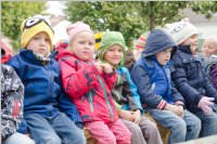 Traktorfahrt zum Erntedankfest im Kindergarten Neufeld, 30.09.2015