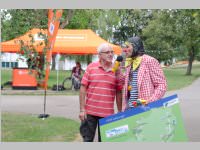 Klimabndnis tourt durch Neufeld, 25.06.2014