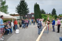 Maibaumaufstellung am Mobilheimplatz, 30.04.2015