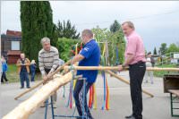 Maibaumaufstellung am Mobilheimplatz, 30.04.2015