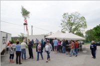 Maibaumaufstellung am Mobilheimplatz, 30.04.2015
