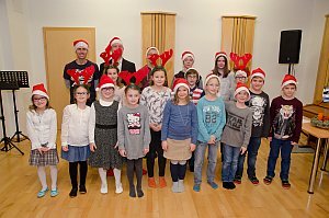 Weihnachtsstunde in der Musikschule Neufeld, 21.12.2015