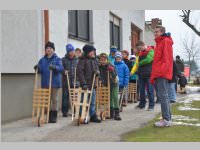 Osterratschen in Neufeld, 28.03.2013