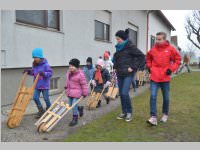 Osterratschen in Neufeld, 28.03.2013