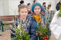 Palmzweigsegnung in Neufeld, 29.03.2015