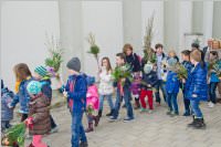 Palmzweigsegnung in Neufeld, 20.03.2016