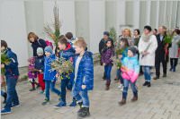 Palmzweigsegnung in Neufeld, 20.03.2016