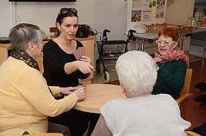 Barbara Karlich besucht das PKZ Neufeld, 07.02.2014