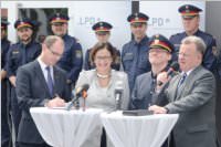 Erffnung der Polizeiinspektion Neufeld/L., 24.04.2015