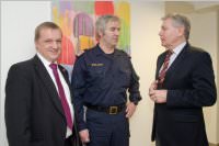 LT-Prsident Steier besucht Neufelder Polizei, 17.03.2015