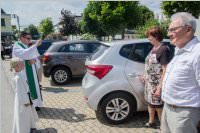 Fahrzeugsegnung in Neufeld, 24.07.2016