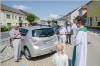 Fahrzeugsegnung in Neufeld, 24.07.2016