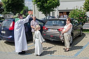 Fahrzeugsegnung in Neufeld, 24.07.2016