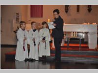 Roratefrhstck mit Volksschlern in Neufeld, 12.12.2013