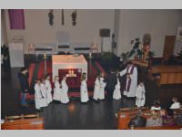 Roratefrhstck mit Volksschlern in Neufeld, 12.12.2013