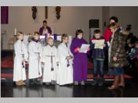 Roratefrhstck mit Volksschlern in Neufeld, 18.12.2014