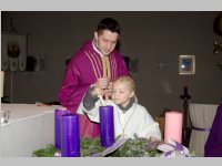 Roratefrhstck mit Volksschlern in Neufeld, 18.12.2014